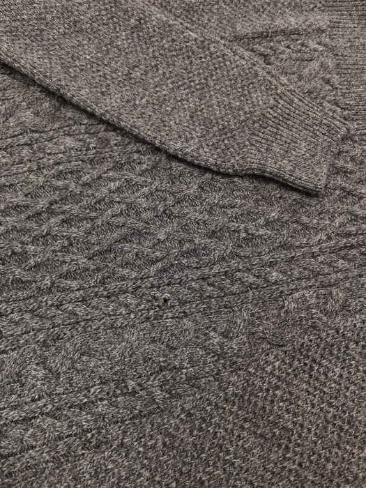 Pulover gri Zara Barbati-L [4]