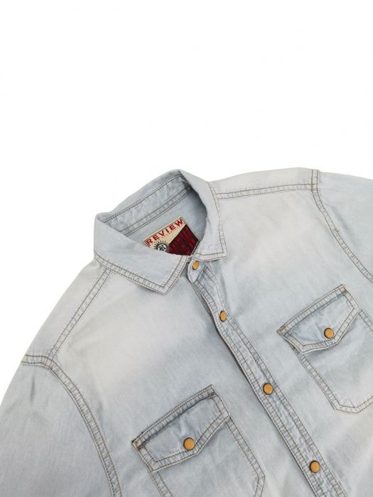 Camasa denim Review Barbati-XS [3]