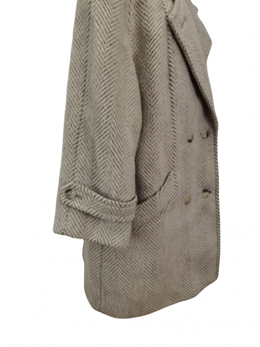 Palton lana si mohair Vintage Femei-XXL [6]