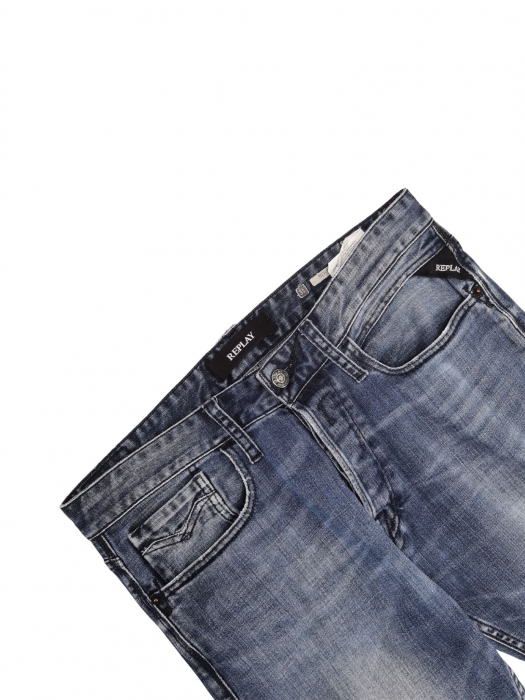 Blugi albastri Replay Barbati-S [3]