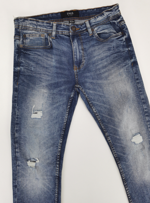 Blugi albastri Smog Barbati-XS [2]