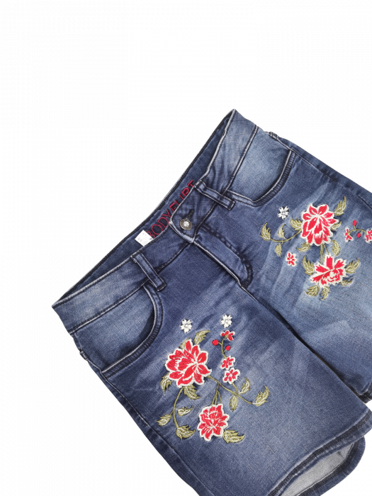 Blugi scurti cu broderie Femei-S [3]