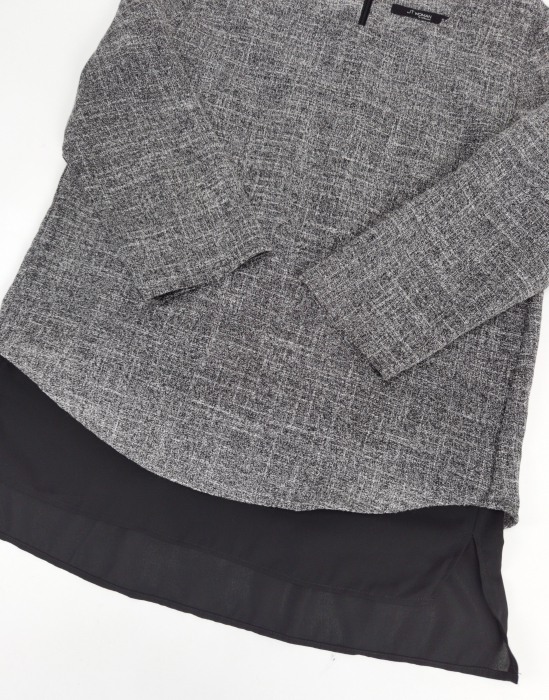 Bluza gri Retro Femei-S [3]