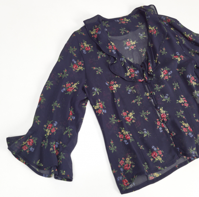 Camasa inflorata Vintage Femei-XS [2]