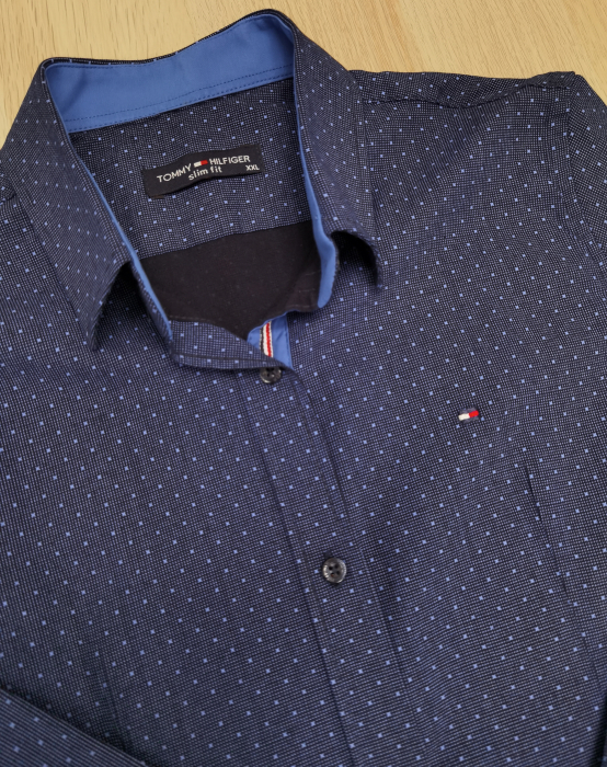 Camasa albastra Tommy Hilfiger Femei-XS [2]