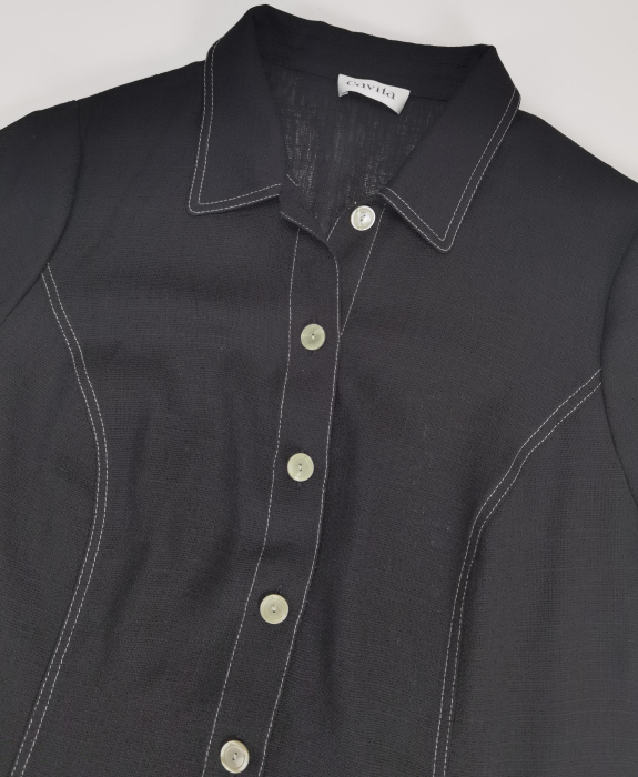 Camasa neagra vintage Femei-XL [2]