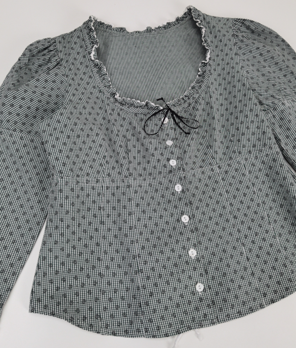 Camasa verde vintage Femei-L [2]