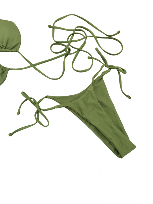 Costum de baie verde Femei-XS [3]