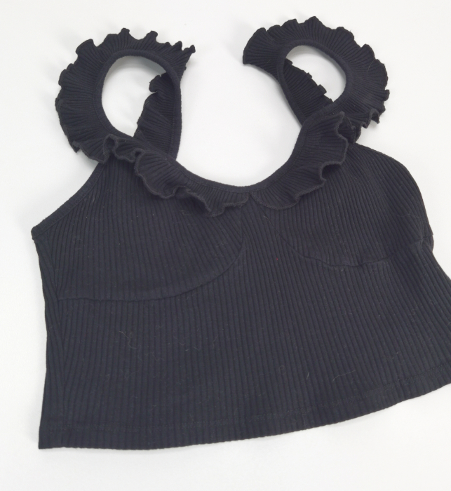 Crop top negru Femei-M [3]