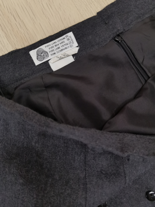 Fusta din lana Vintage Femei-XL [3]