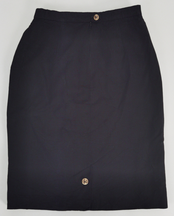 Fusta neagra vintage compozitie in si matase Femei-XS [3]