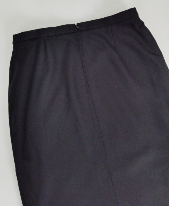Fusta neagra vintage lana Femei-M [3]