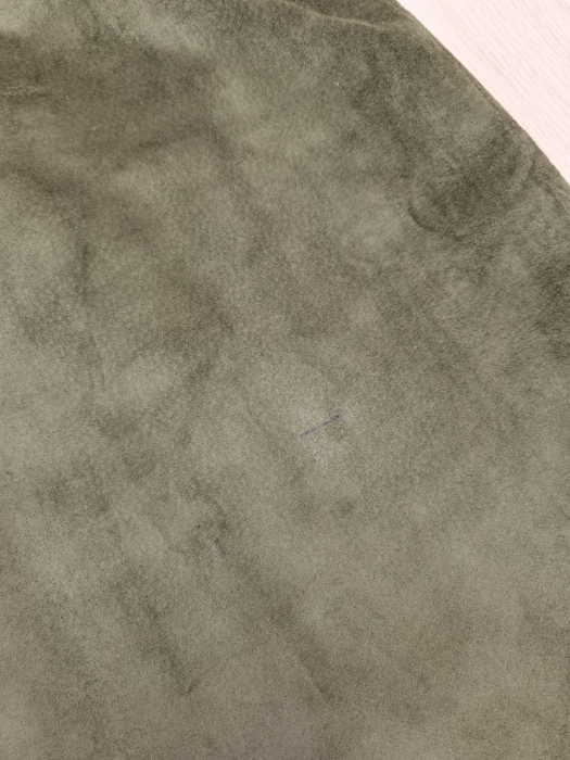 Fusta verde piele intoarsa Vintage Femei-L [3]