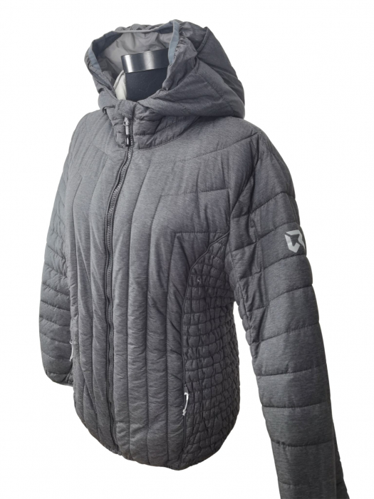 Geaca de fas gri Femei-XL [4]
