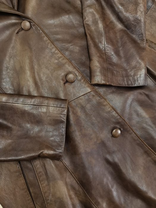 Geaca piele Vintage Femei-XL [4]