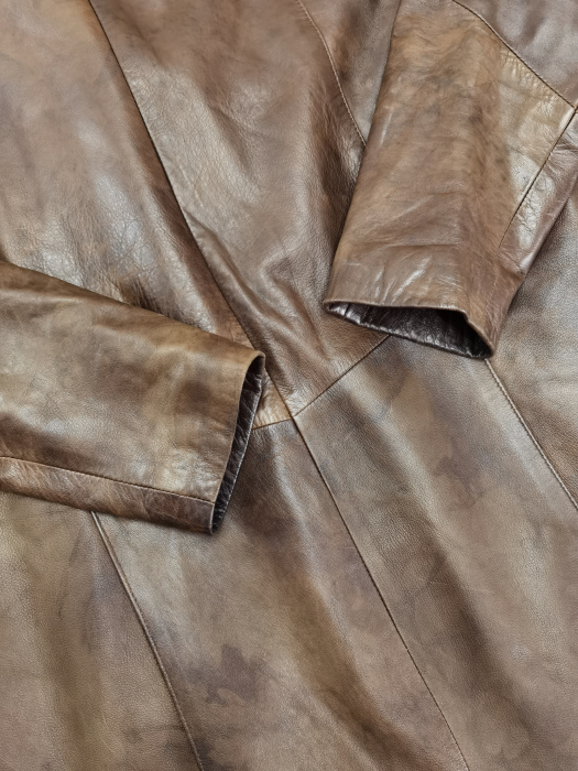 Geaca piele Vintage Femei-XL [5]