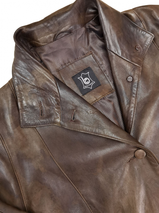 Geaca piele Vintage Femei-XL [3]