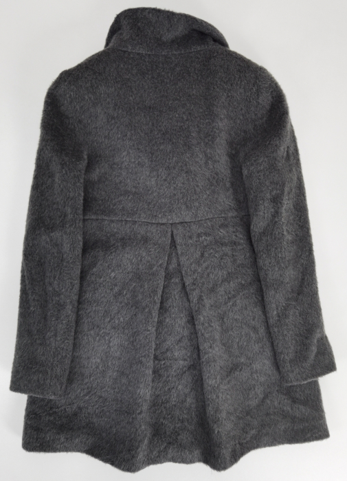 Palton gri din lana si mohair Femei-XS [4]