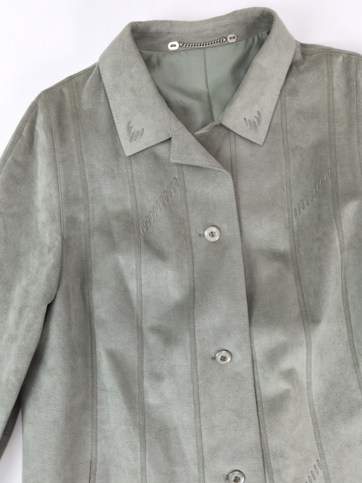 Trenci verde Vintage Femei-L [2]