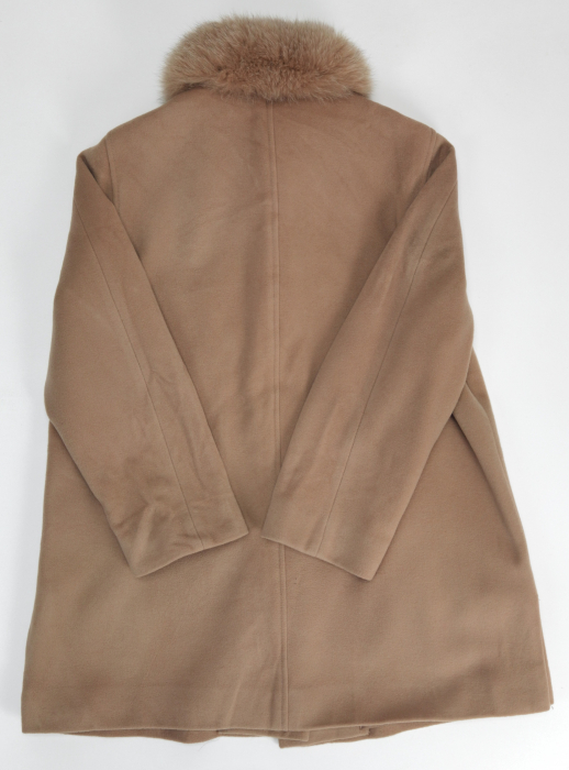 Palton bej din lana vintage Femei-M [5]
