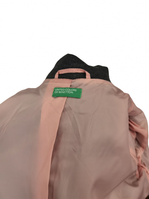 Palton gri Benetton Femei-L [4]