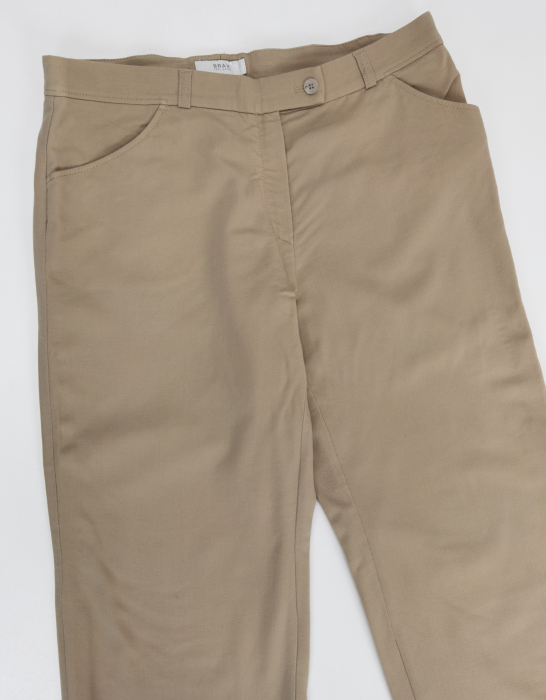 Pantaloni bej lana Brax Femei-XL [4]