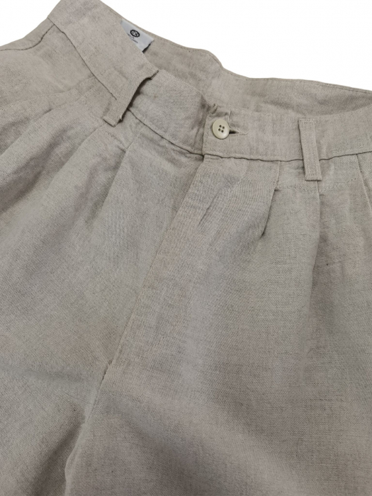 Pantaloni bej Vintage Femei-L [4]