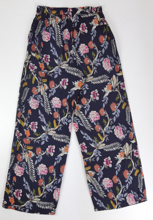 Pantaloni inflorati Retro Femei-S [3]