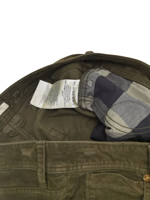 Pantaloni velur Burberry Femei-L [6]