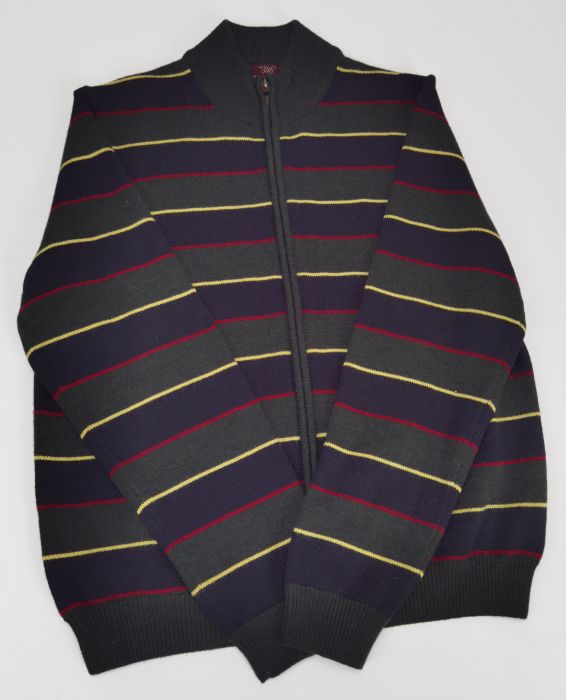 Pulover cu dungi lana merino Baieti-L [2]