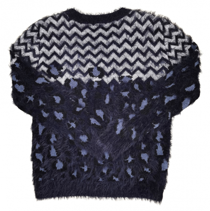 Pulover cu model Retro Femei-XS [2]