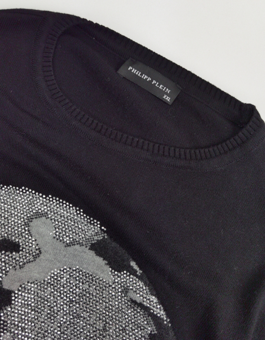 Pulover negru Philipp Plein Femei-XXL [5]