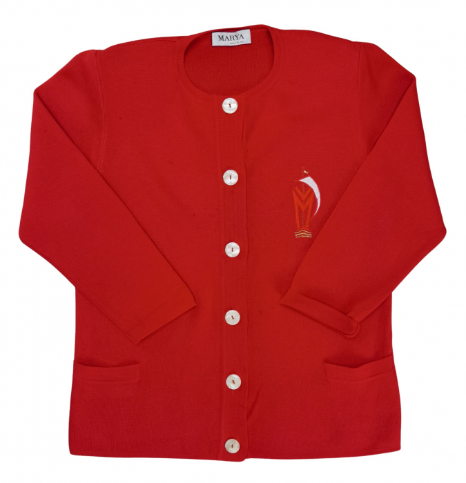 Pulover rosu made in Italy Femei-XS [1]