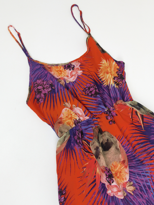 Rochie cu impimeu vintage Femei-S [3]
