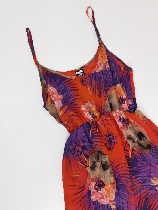 Rochie cu impimeu vintage Femei-S [4]