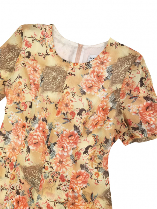 Rochie cu imprimeu Vintage Femei-XL [3]