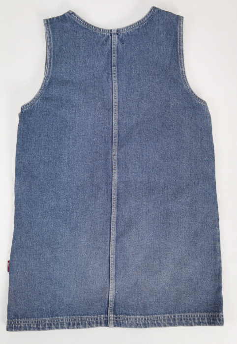 Rochie denim Vintage Fete 12-13 Ani -L [4]