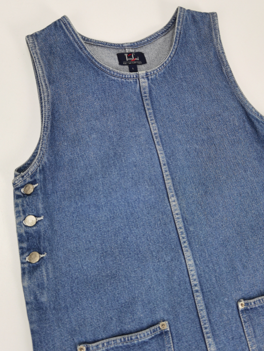 Rochie denim Vintage Fete 12-13 Ani -L [2]