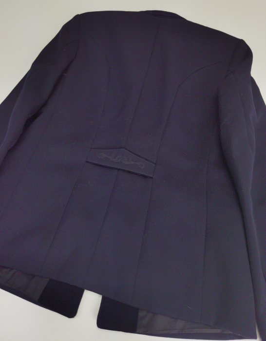 Sacou bleumarin lana vintage Barbati-L [7]