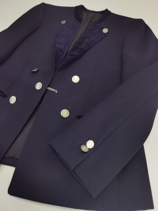 Sacou bleumarin lana vintage Barbati-L [5]