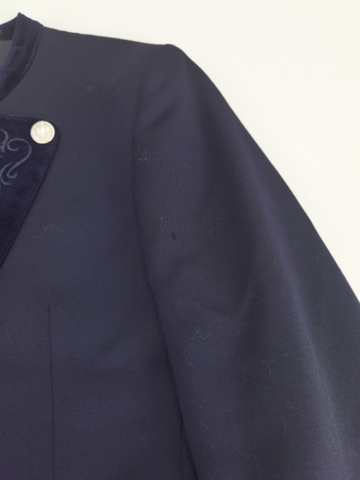 Sacou bleumarin lana vintage Barbati-L [2]