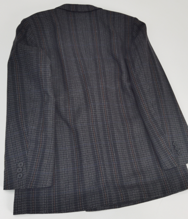 Sacou in carouri lana vintage Barbati-L [4]