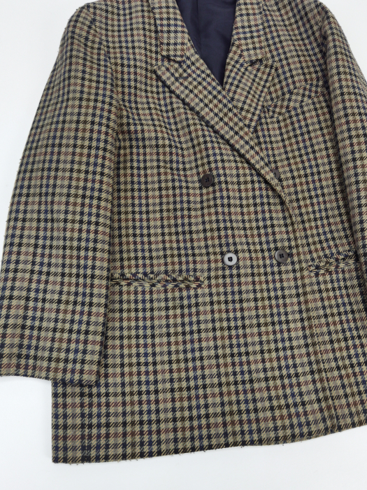 Sacou maro din lana Vintage Barbati-M [3]