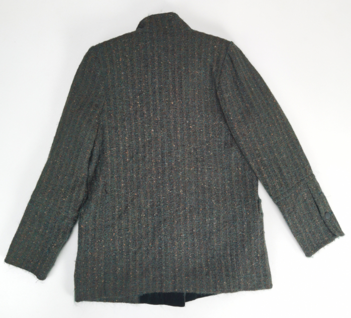 Sacou verde vintage lana si angora Femei-M [4]