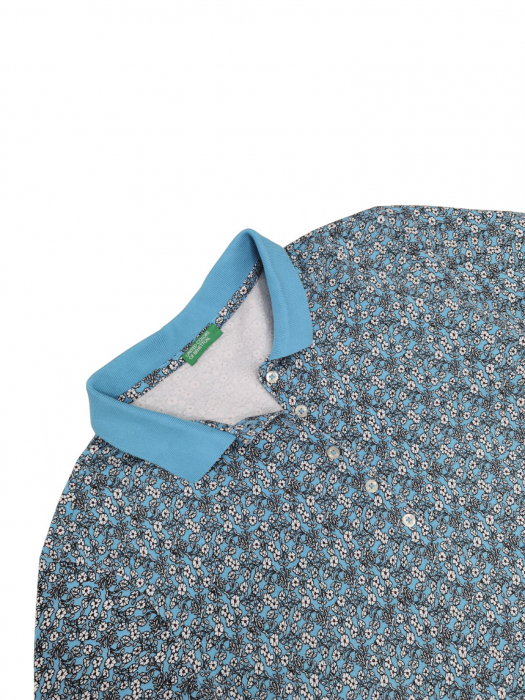 Tricou albastru Benetton Femei-M [3]