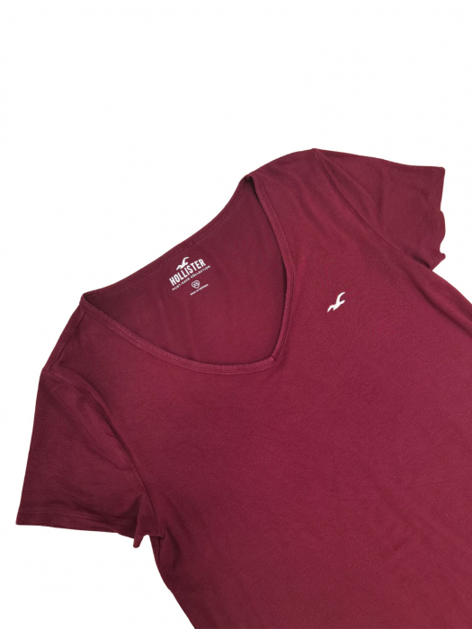 Tricou visiniu Hollister Femei-XS [3]