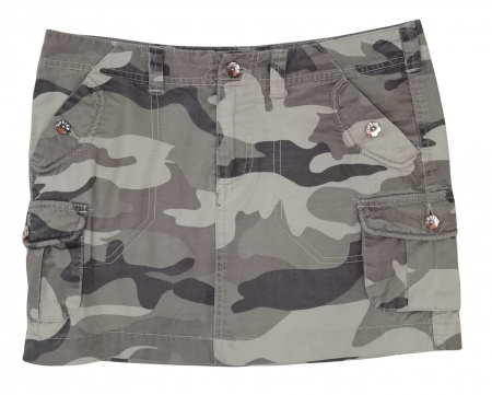 Fuste - Fusta camuflaj Retro Femei-S