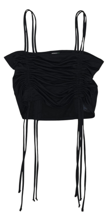 Femei - Maiou negru crop Femei-S