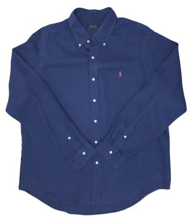 Noutati - Camasa din in Ralph Lauren Barbati-XL