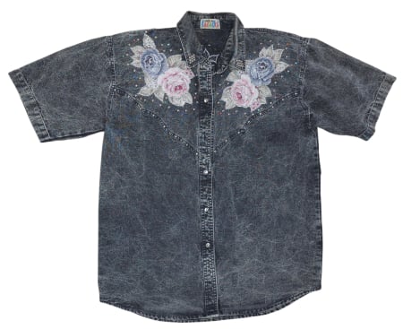 Femei - Camasa denim Retro Femei-L